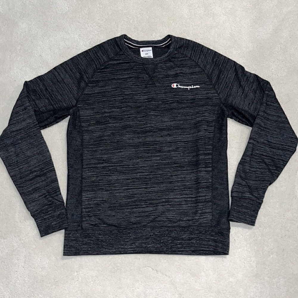 Champion Men's Sweatshirt Size medium in Black - Picture 1 of 8